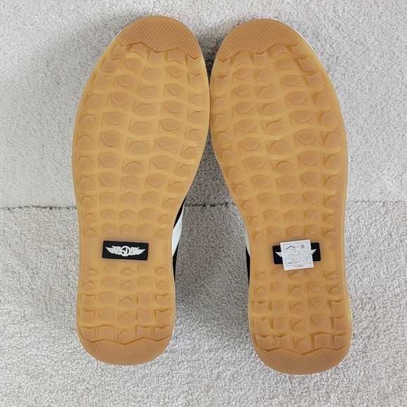 Straight Down Men's Black And White The Shaker Twill Spike-Less Golf Shoes Sz 9 - Picture 10 of 12